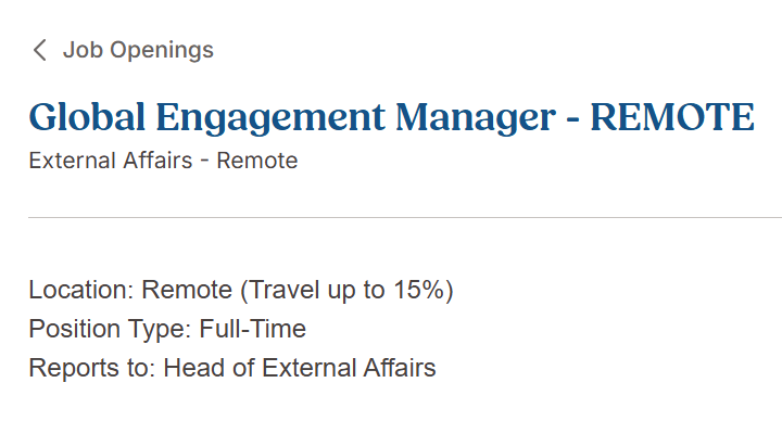 ACLED Invites Applications for Global Engagement Manager (Remote) Position