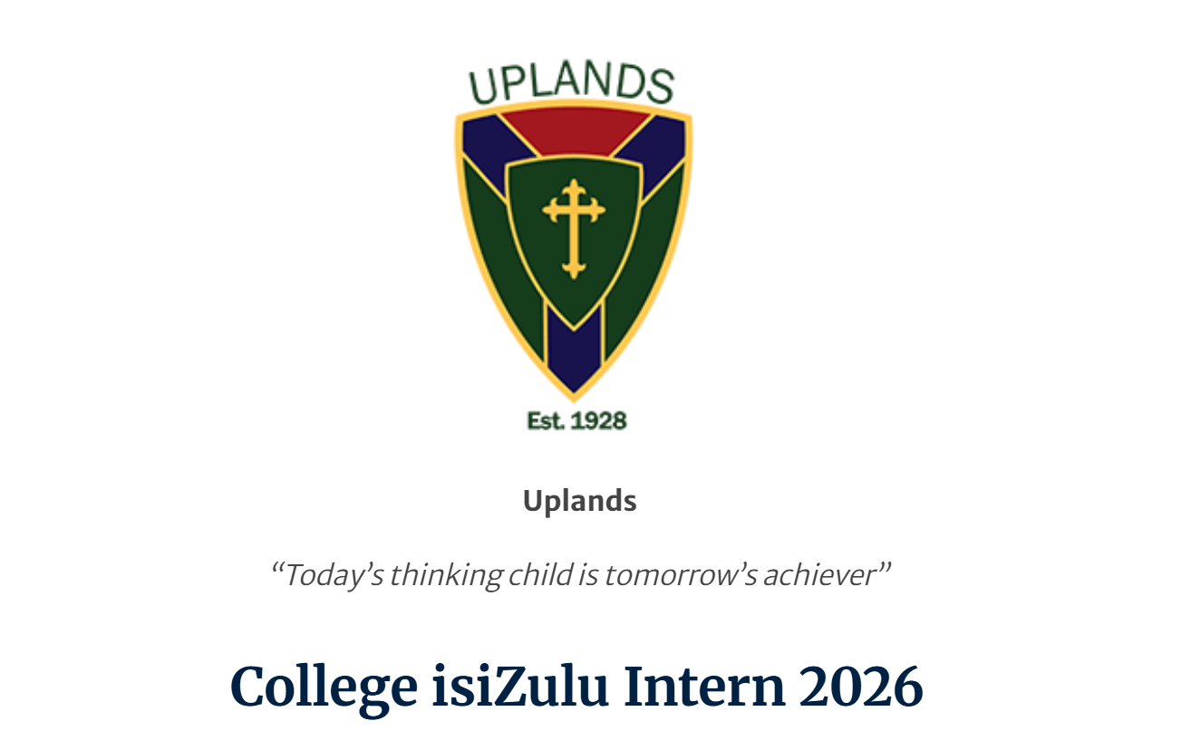 College isiZulu Intern 2026 at Uplands