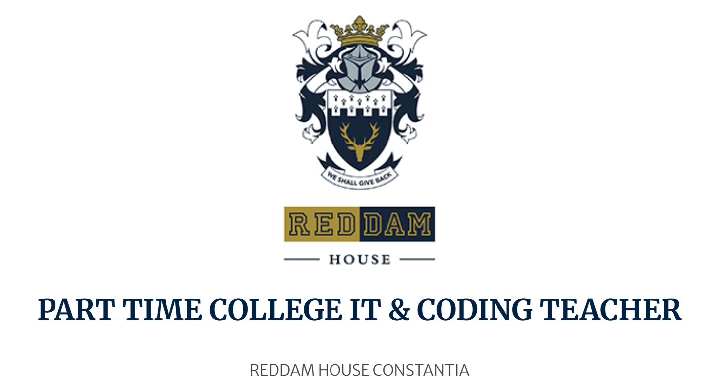 Part Time College IT & Coding Teacher at Reddam House