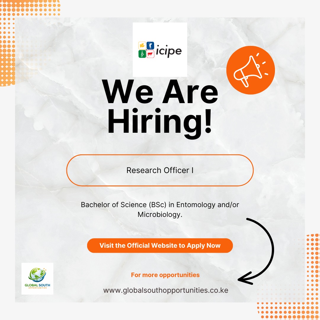 International Centre of Insect Physiology and Ecology is Hiring a Research Officer I – Apply Before Mar 13, 2026
