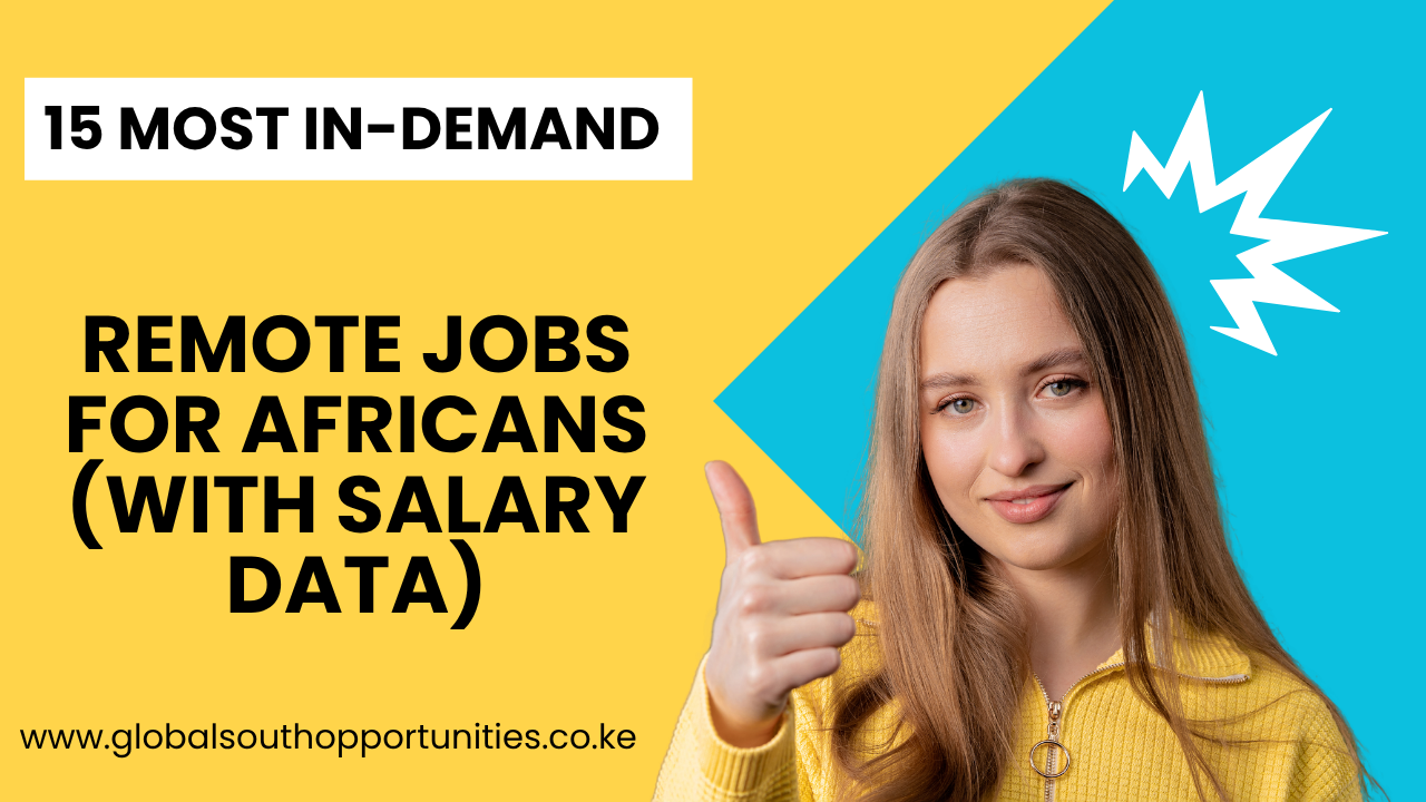 15 Most In-Demand Remote Jobs for Africans (With Salary Data)