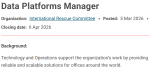 International Rescue Committee is Hiring a Data Platforms Manager (Application Deadline: Apr 6, 2026) Data Platforms Manager