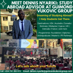 Meet Dennis Nyariki: Study Abroad Advisor at Guimond Vukovic Group Meet Dennis Nyariki: Study Abroad Advisor at Guimond Vukovic Group