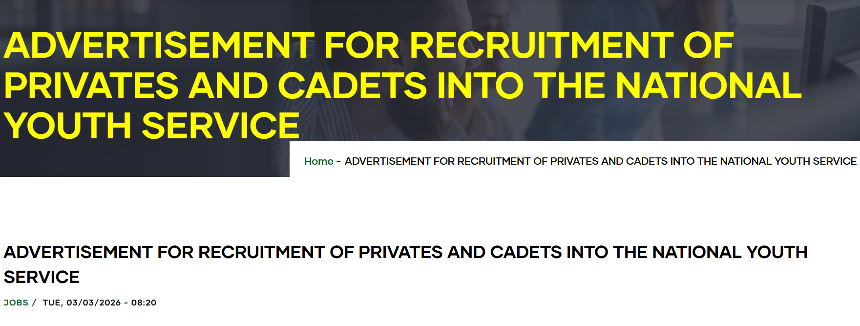 NYS Announces 750 Vacancies for Privates and Cadet Officers (2026 Recruitment)