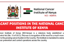 Job Vacancies at the National Cancer Institute of Kenya (NCI-Kenya) – April 2026