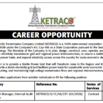 KETRACO General Manager, Internal Audit Job - Application Deadline: April 27, 2026