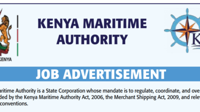 Kenya Maritime Authority (KMA) Job Vacancies 2026 - Application Deadline: May 11, 2026