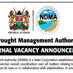 National Drought Management Authority (NDMA) Job Vacancies 2026 - Application Deadline: May 1, 2026